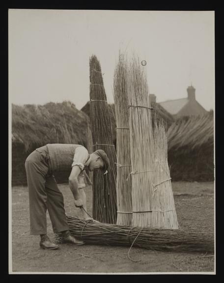 Daily Herald Photograph; Basket Making