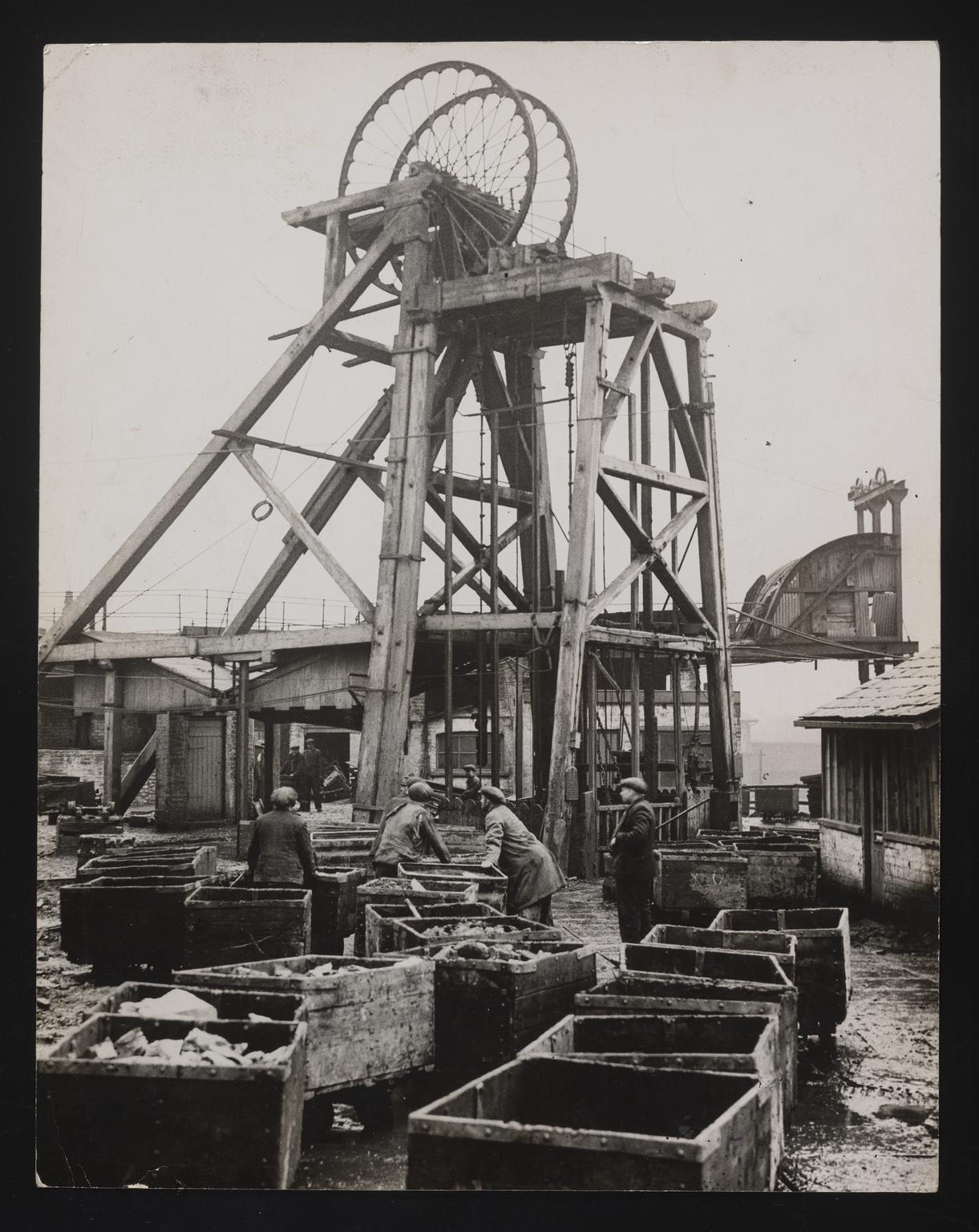 A photographic print of Industry, Fuel & Power - Coal, Pit Views (not ...