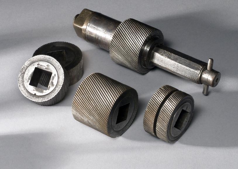 Five milling cutters, for making locks, made by Joseph Bramah