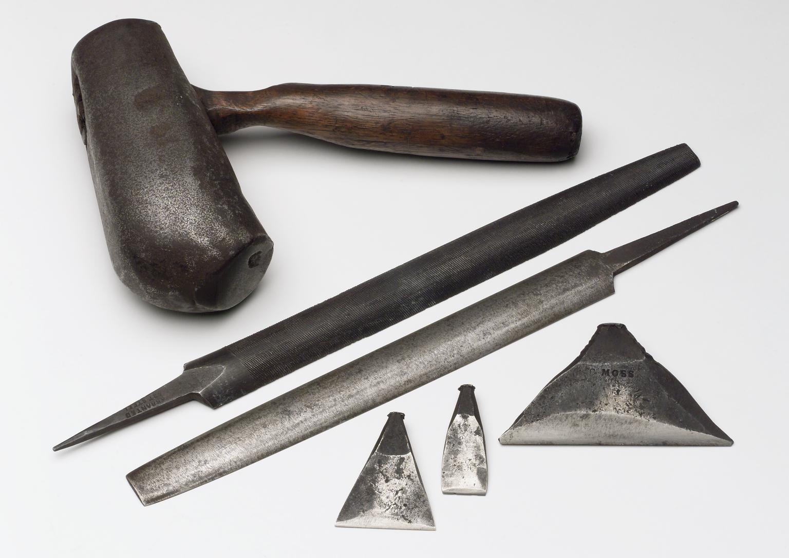 Collection of file-cutters tools | Science Museum Group Collection