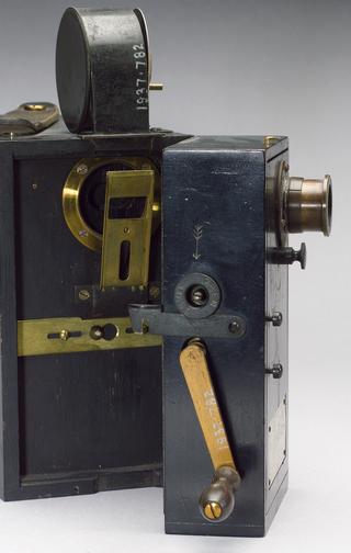 35mm Antique Hand Crank Movie Projector, Patented 1899, Built