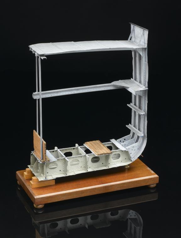 Model of half midship section of cargo vessel | Science Museum Group ...