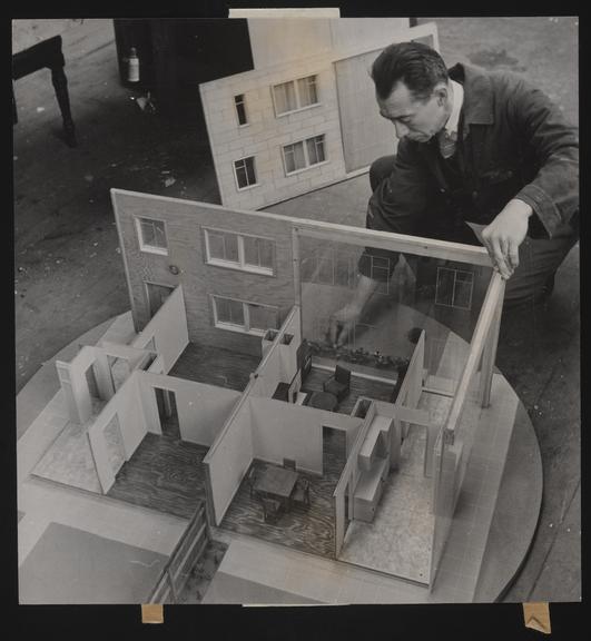 A photographic print of Housing, Post War, Houses - Models Only