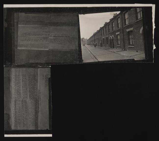 A photographic print of Housing, Post War, Rents Rent Tribunals, Misc