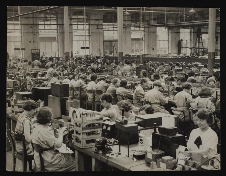 Daily Herald Photograph: Component assembling room at the