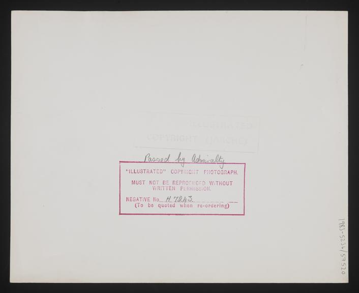 A photographic print of Industry, Shipbuilding, Naval