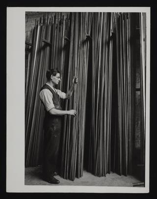 A photographic print of Industry, Sword Making