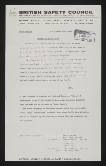 A document of Industry, Miscellaneous