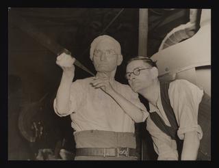 A photographic print of Industry, Sword Making