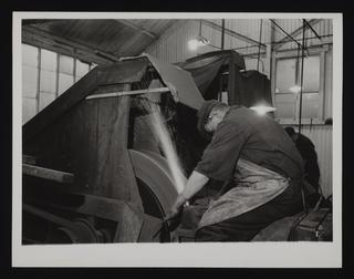 A photographic print of Industry, Sword Making