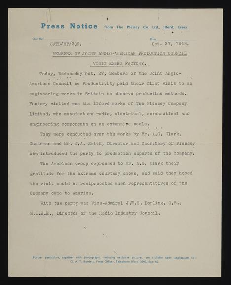 A document of Industry, Miscellaneous