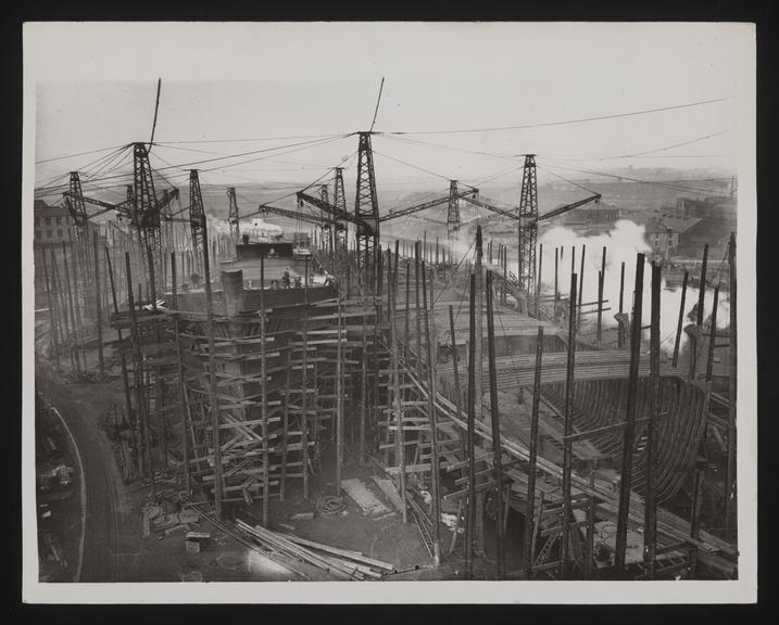 A photographic print of Industry, Shipbuilding