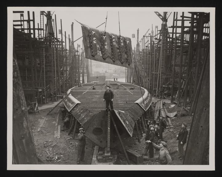 A photographic print of Industry, Shipbuilding
