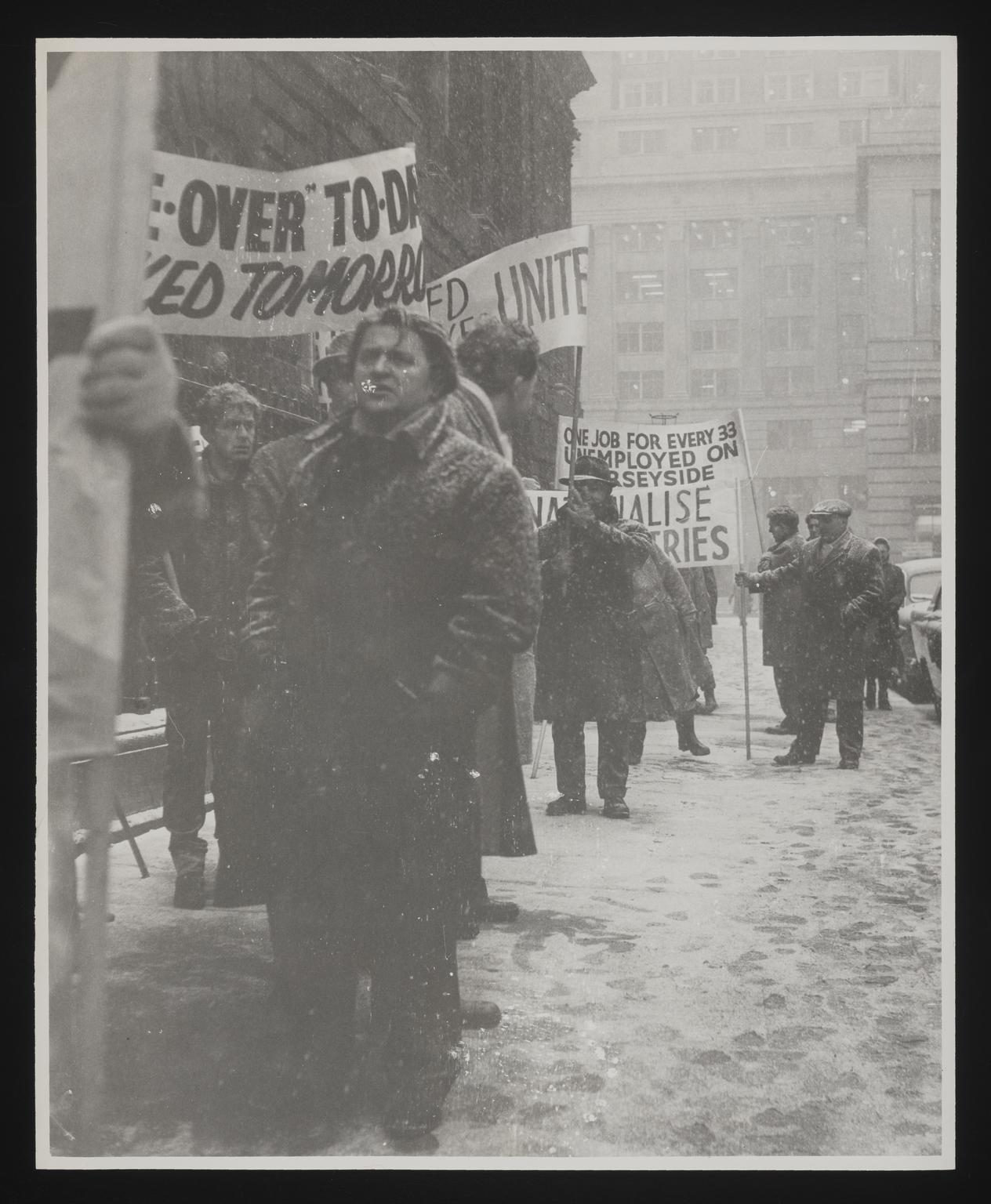 A photographic print of Industry, Miscellaneous, Unemployed - Post War ...