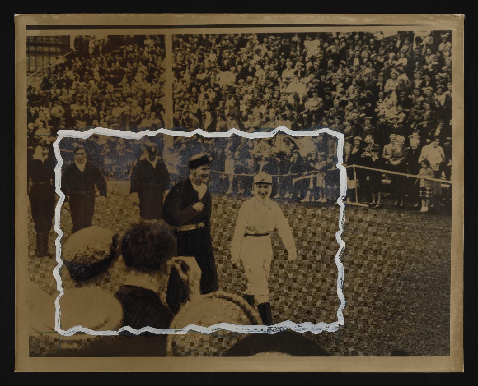 A photographic print of Queen Elizabeth II and Duke of Edinburgh, Visit ...