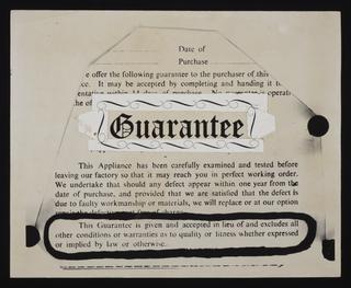 A document of Industry, Miscellaneous, Trademarks (including Guarantees)