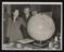 Daily Herald Photograph: Queen Elizabeth II with globe