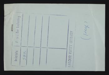 A document of Political, Labour Party, Conference 1933