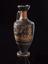 Cylindrical lekythos, with black figure decoration