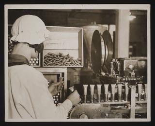 Daily Herald Photograph: Filling toothpaste tubes