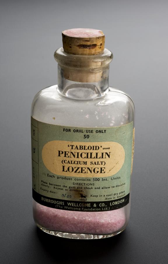 1x50 bottle of penicillin lozenges