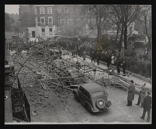A photographic print of Industry, Building - Accidents