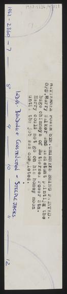 Daily Herald Contact Sheet; Steeplejacks Painting Battersea