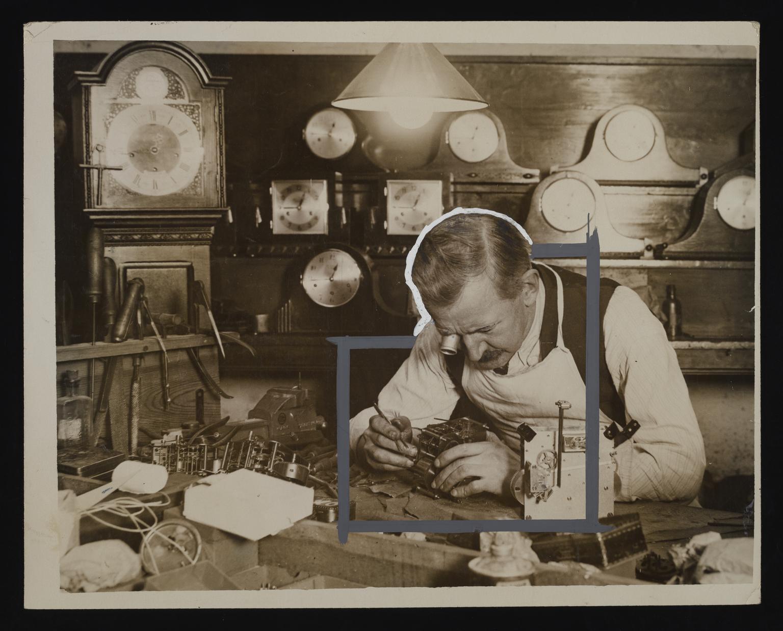 Daily Herald Photograph; Clock Making | Science Museum Group Collection