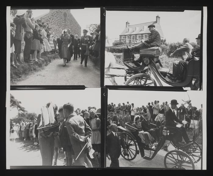 A photographic print of Queen Elizabeth II and Prince Philip