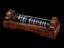 Glass harmonica, in mahogany case, made by E Pohl, Bohemia. L