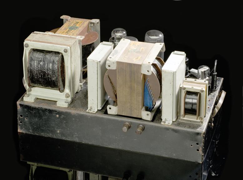 Home-constructed Williamson amplifier, c. 1949.