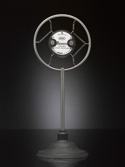 Igranic 'Pentrovol' microphone with stand, 1920-1932