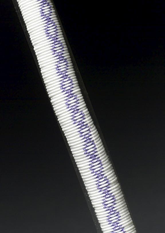 Vascular prosthesis knitted from Dacron (polyester)