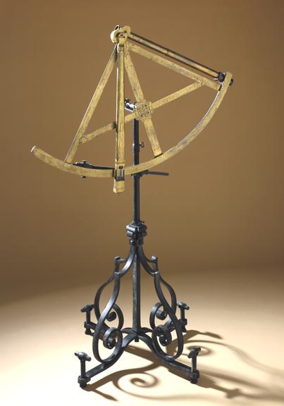 Astronomical quadrant with stand, 1685-1724