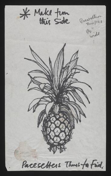 A document of Fruit, Pineapples