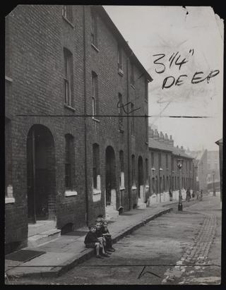 A photographic print of Home & Housing, Pre War Only, Housing - Slums - London Only
