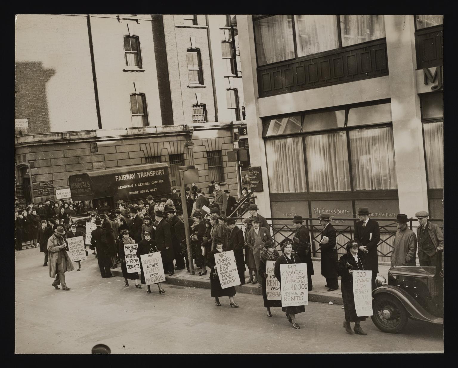 Mlk Rent Strikes Daily Herald Photograph: Rent strike | Science Museum Group Collection