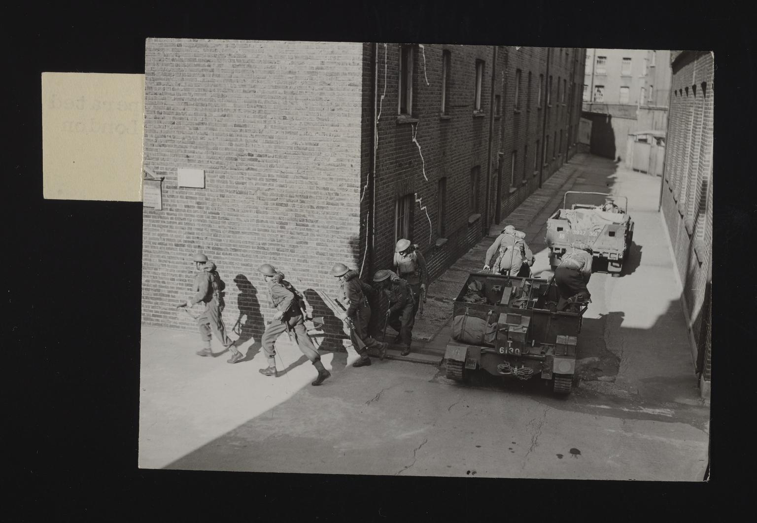 Defending Home A photographic print of Home Defence, Home Guard, Exercises Street ...
