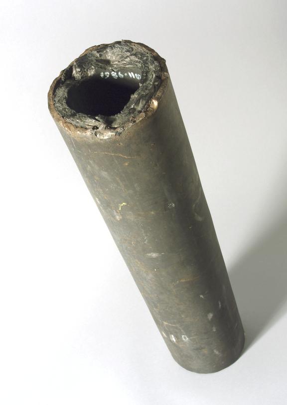 Section of Cracker Tube from Spondon Works showing gas-carbon