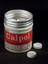 Metal container of 50 tablets of Calpol (Paracetamol) by Calmic Ltd.