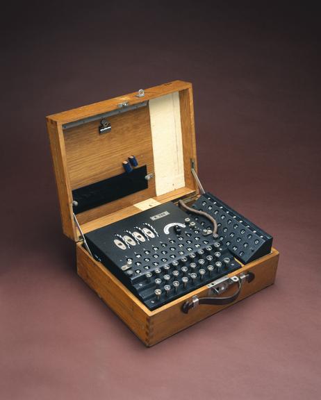 Four-rotor Enigma cypher machine, 1939-45.