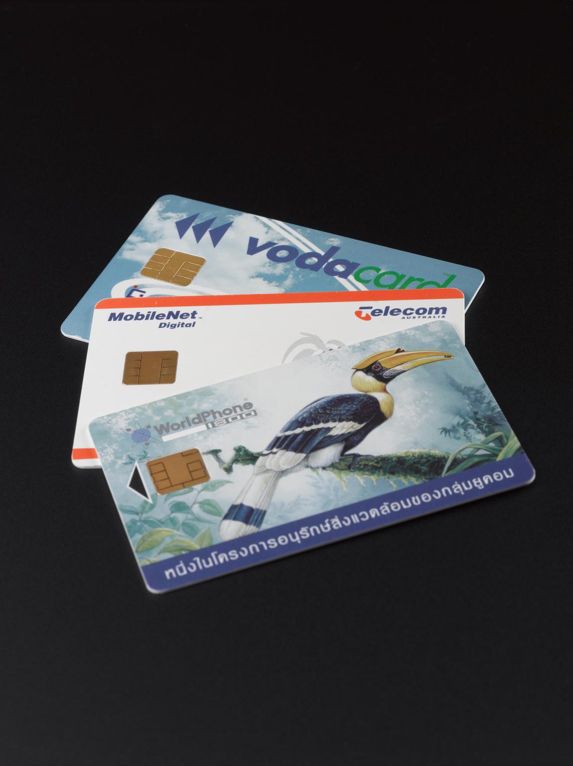 SIM card issued by Total Access Communications, 1994 | Science Museum ...