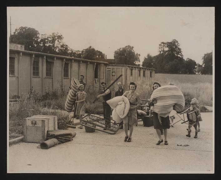 A photographic print of Housing, Post War