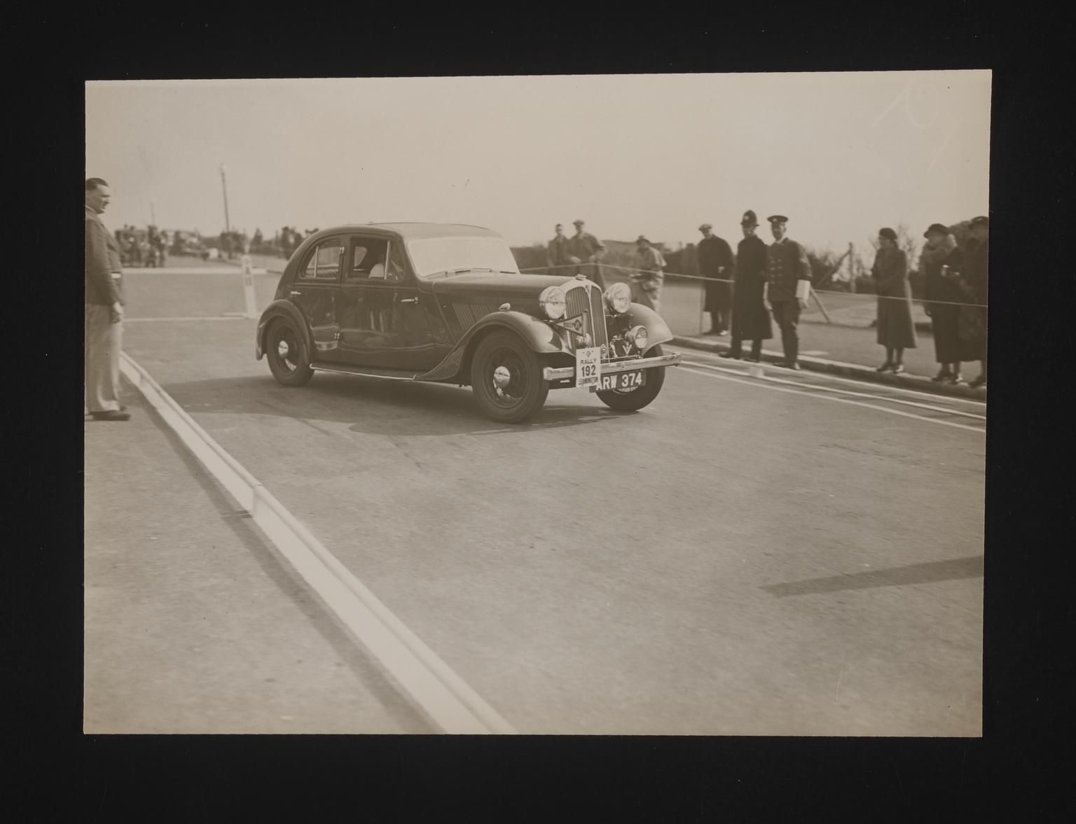 A photographic print of Motoring, Cars, Rallies and Trials, 1935 ...