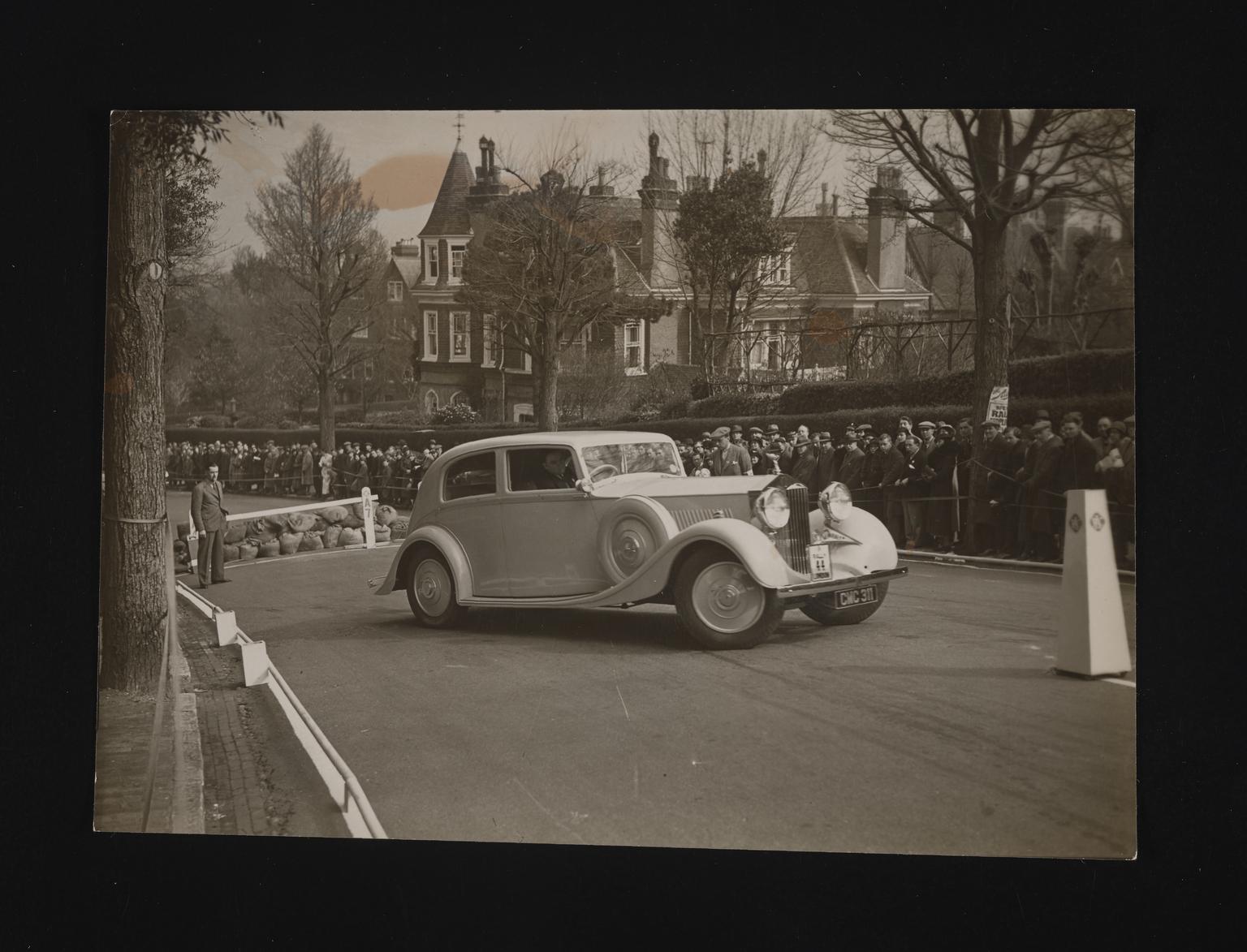 A photographic print of Motoring, Cars, Rallies and Trials, 1935 ...
