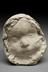 Plaster cast of a child's face