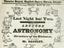 14 Handbills advertising astronomical lectures given in London and the provinces