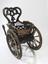 Carved wooden wheelchair, Europe, 1850-1890