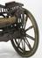 Carved wooden wheelchair, Europe, 1850-1890