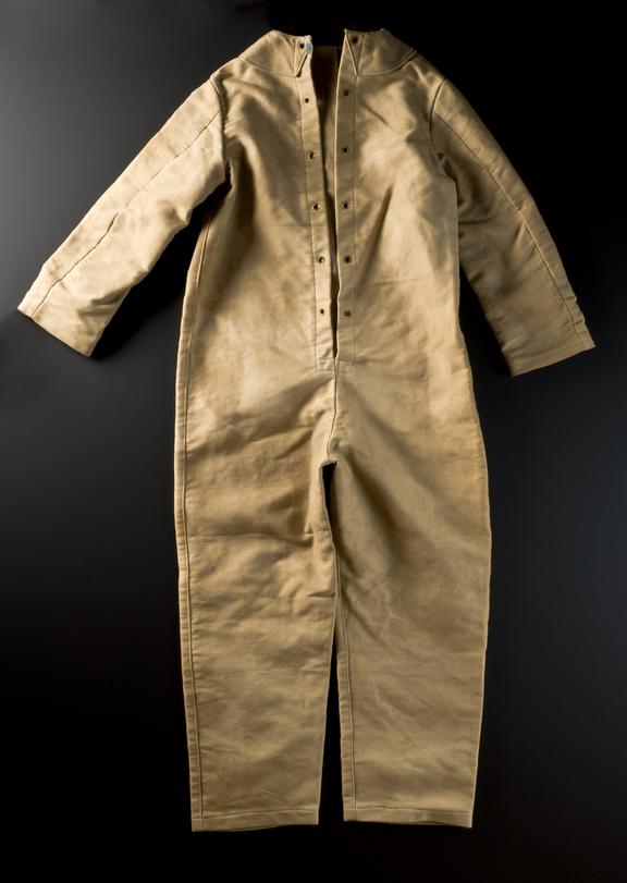 Restraint or warming suit from Sussex Lunatic Asylum/Brighton